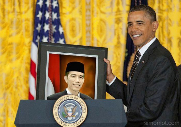 Gambar unik, lucu, dan kreatif tentang Jokowi